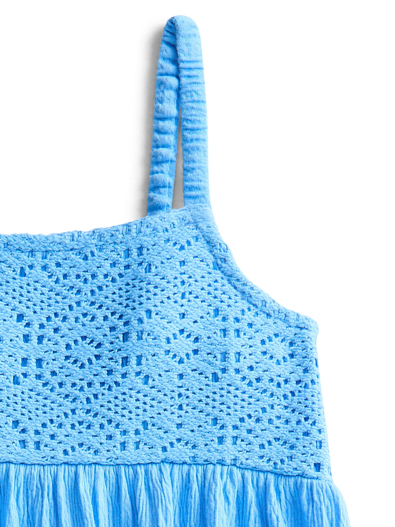 Wonder Nation Girls Crochet Dress, Sizes 4-18 & Plus