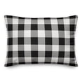 thumbnail image 2 of Creative Products Harvest Buffalo Check Plaid Monogram 14x20 Spun Poly Pillow, 2 of 3