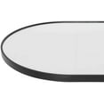 thumbnail image 4 of Mark&Day Full Length Mirror, Ellyn Modern Black Oval Standing Leaning Vanity Wall Mirrors for Bedroom Living Room or Bathroom, Matte Aluminum Frame Large Floor Mirror (65" H x 22" W), 4 of 7