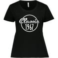 thumbnail image 3 of Inktastic Classic 1967 Birth Year Women's Plus Size T-Shirt, 3 of 5