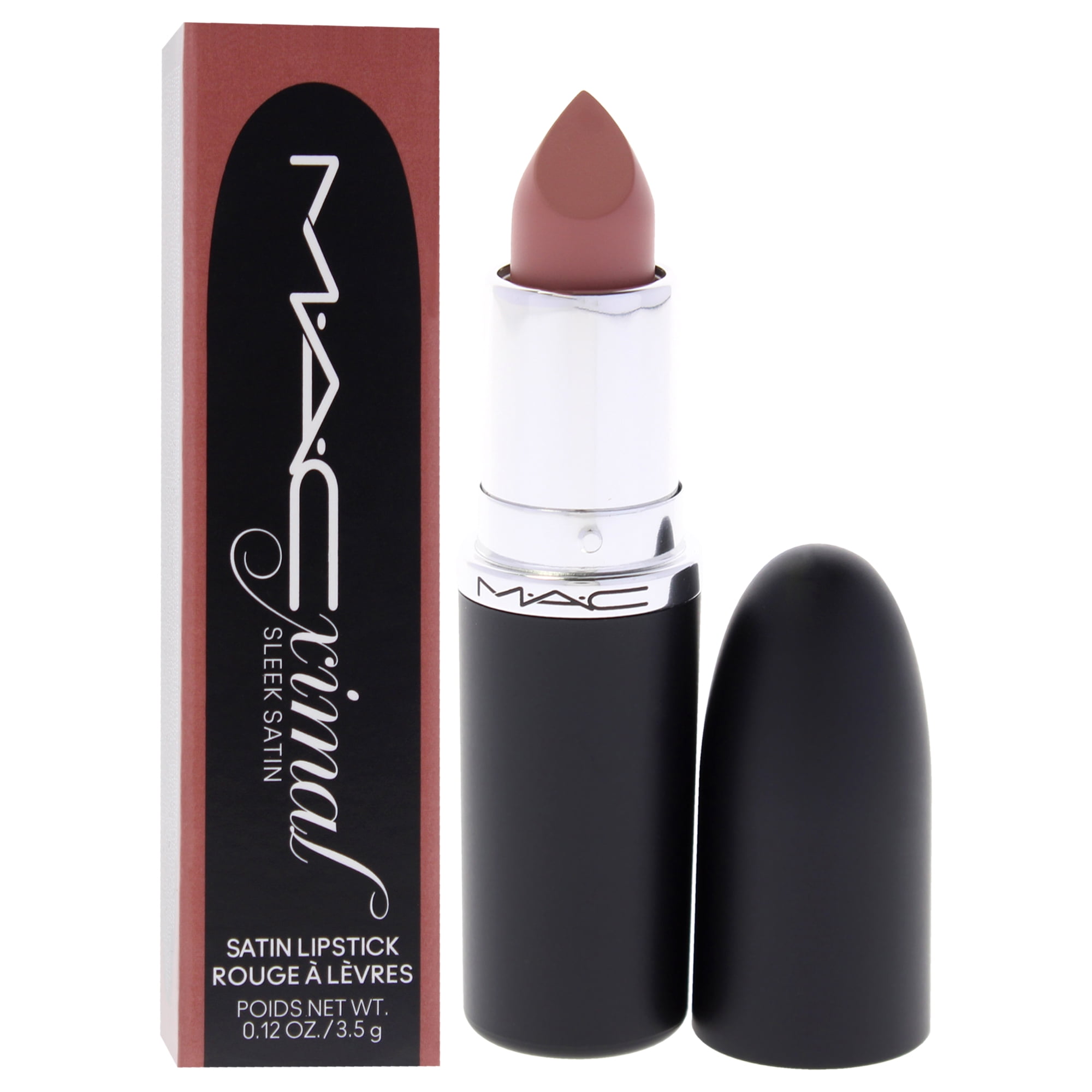 Macximal Satin Lipstick - 835 Modesty by MAC for Women - 0.12 oz Lipstick