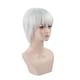 thumbnail image 2 of Peluca de cosplay Tokyo Ghoul Kaneki Ken Anime 30 cm para Halloween, 2 of 4
