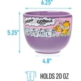 thumbnail image 6 of Silver Buffalo Garfield Eating Takeout Ceramic Ramen Noodle Rice Bowl with Chopsticks, 20 Ounces, 6 of 9