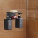 thumbnail image 4 of Dispensador doble de jabón líquido de 450 ml con jabonera para baño y cocina Negro, 4 of 9