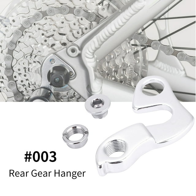 Rear Gear Hanger, Aluminium Alloy Mountain Bike Hook Drop Out Rear Gear Hanger Hook Dropout Frame