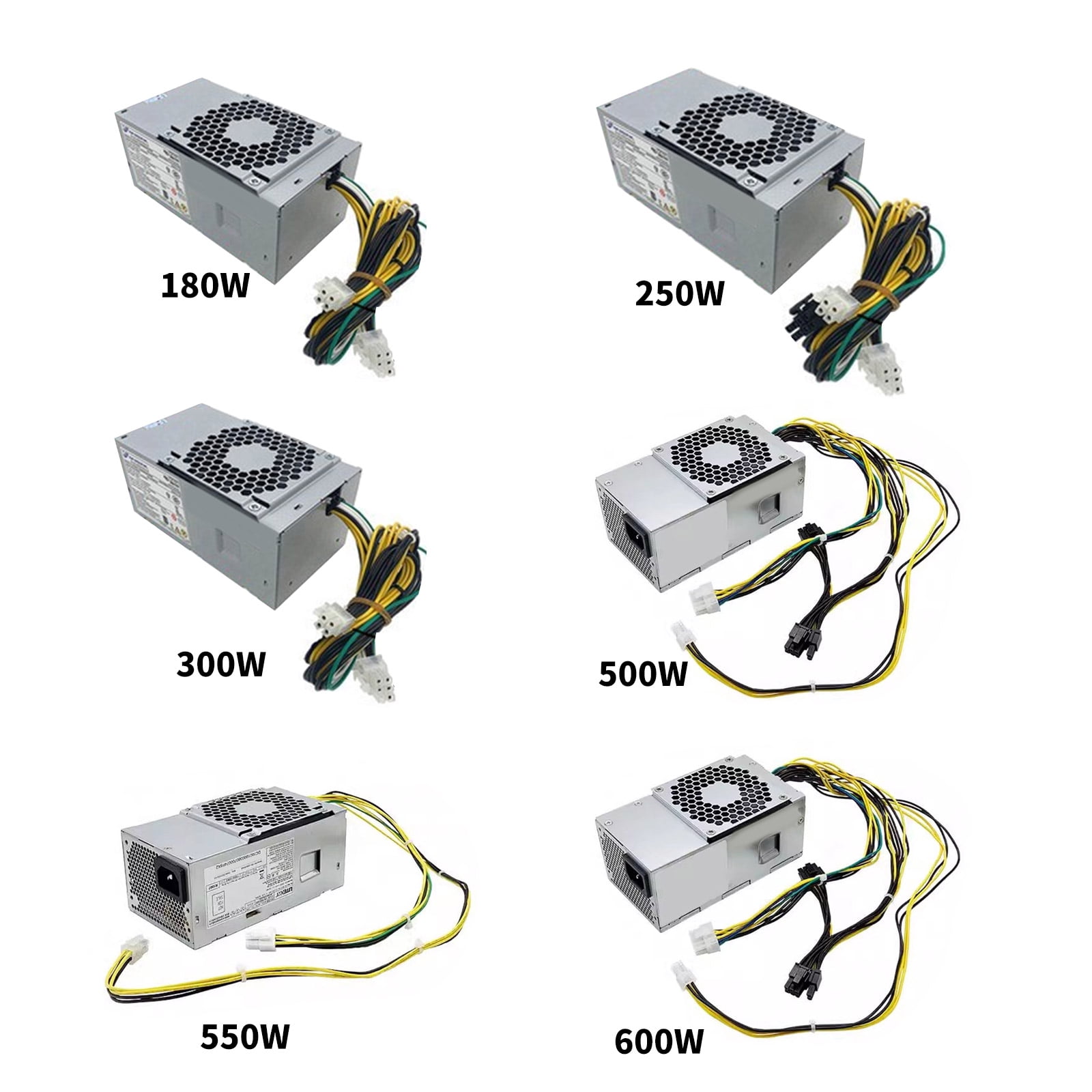 FEAMOS FSP500-20TGBAA Desktop Computer Power Supply 6P+4P+8P for Small Form Factor Quiet Operate 180W/250W/300W/500W/550W/600