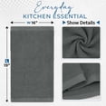 thumbnail image 3 of Dan River Bulk Cotton Bar Mop Kitchen Towels, Super Absorbent, Reusable Cleaning Cloths, Gray, 16x19 in (Pack of 12), 3 of 9