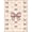 Pink Cream, Pattern 15, variant on ODIKA 8'x10' Washable Area Rug Ribbon Motif Repeating Lattice Shaped Themed Polka Pink Flowing Dynamic for King Size Bedroom Under Bed, Master Suite, Non-Shedding, Easy Care