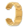 thumbnail image 3 of 18-20mm Gold-tone Oyster-Style w/Deploy Solid Watch Band, 3 of 3