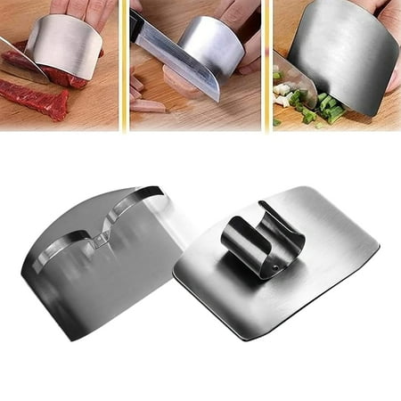 

HAXMNOU Finger Guards Stainless Steel Finger Guards For Cutting Vegetable Finger Guards Finger Cutting Finger Guards Multifunctional Cut Finger Guards For Slicing