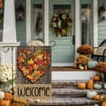thumbnail image 4 of Thankful Fall Garden Flag Maple Leaf Love Heart Garden Flags 12x18 Inch Double Sided Burlap Autumn Pinecone Hazelnut Villa Decor Rustic Farmhouse Yard Thanksgiving Decoration, 4 of 6