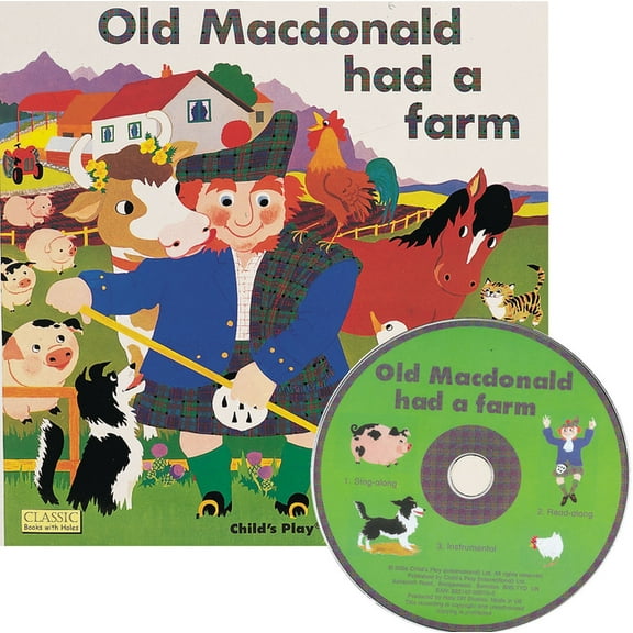 Classic Books with Holes 8x8 with CD Old MacDonald Had a Farm, (Paperback)