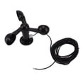 thumbnail image 2 of Wind Speed Anemometer Cups, Three Cups Wind Speed Sensor Anti Interference 4cm Mounting Hole  For Outdoor, 2 of 8