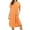 PEACH, variant on Womens & Plus Round Neck Short Sleeve Knee Length A-Line Swing Trapeze Dress