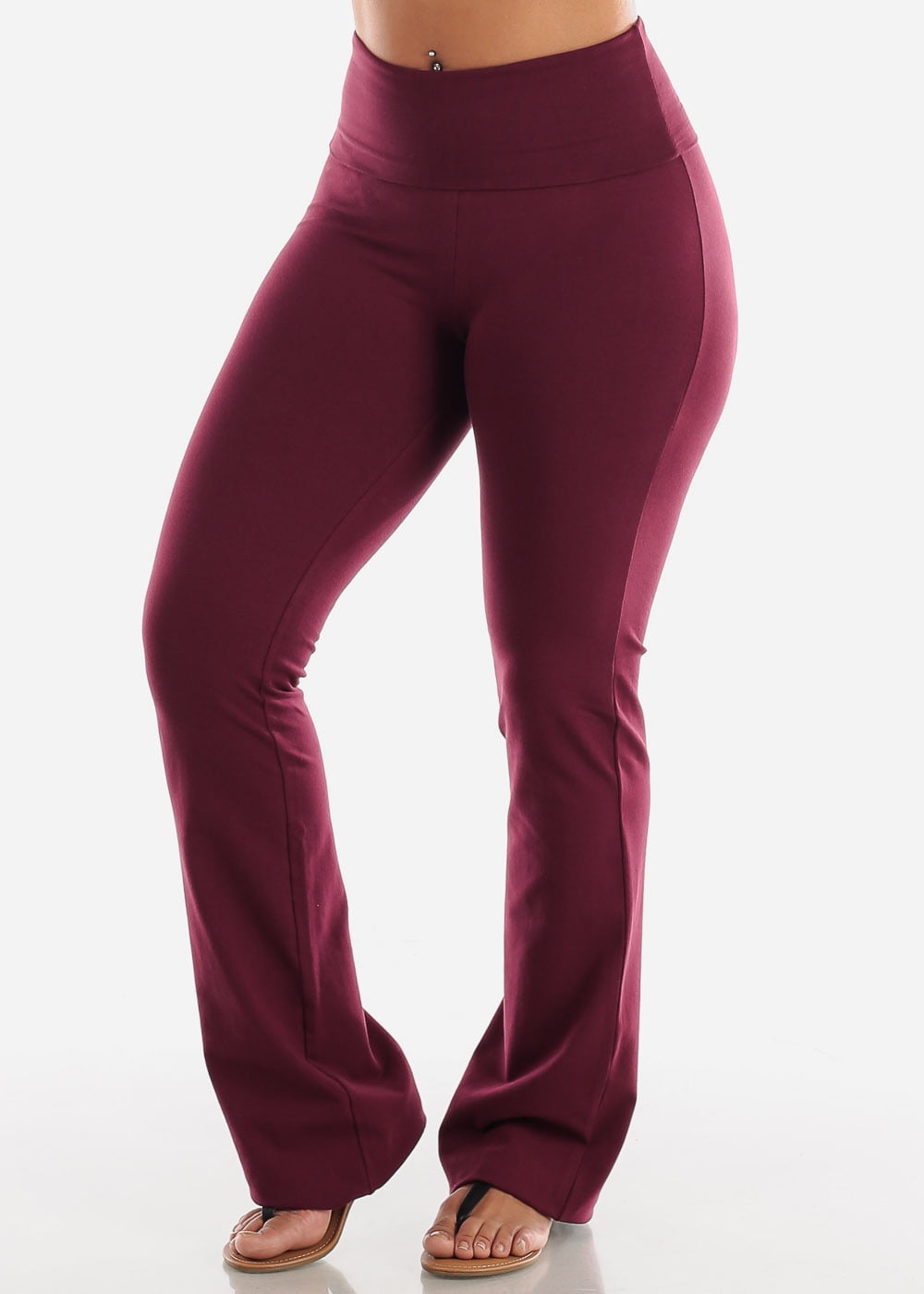 burgundy yoga pants