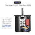 thumbnail image 5 of Uxcell Permanent Magnet Synchronous Gear Motor 50RPM 110V 12W 50/60Hz CW/CCW Control AC Motor, 5 of 5
