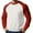 Red, variant on Men's Christmas Raglan Sleeve Crewneck Fleece Lined Sweatshirt | Warm and Soft Pullover with Holiday Design for Casual Outfits and Winter Layering,Black,L