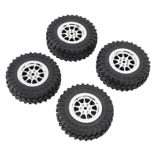 RC Car Tires Rubber Sturdy Remote Control Pickup Truck Wheel Tires Replacement for MN82,Stylish and Slick Design Enhances Appearance,Specifically Designed for MN82 and LC79 RC Cars