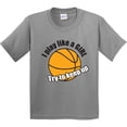 thumbnail image 3 of Inktastic I Play Like a Girl... Try to Keep Up Youth T-Shirt, 3 of 5