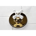 thumbnail image 4 of Kingston Brass KS3032PX  Single-Handle Three-Way Diverter Valve with Round Trim Kit, Polished Brass, 4 of 9