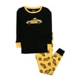 thumbnail image 1 of Leveret Kids Boys Girls Two Piece Cotton Pajamas Taxi 14 Year, 1 of 6