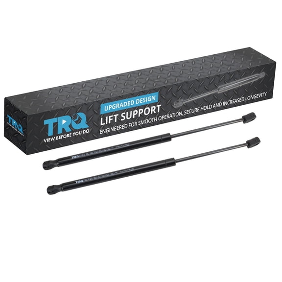 TRQ Driver & Passenger Side Hood Lift Support Shock Strut Set Fits 2013-2019 Cadillac ATS