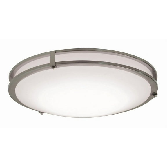 Afx LED Flush Mount,12" dia.,120V,Gray/White CAF121200L5AJD1