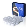 thumbnail image 4 of Agptek 24pcs LED Tea Lights with Timer Flameless Flickering Candles Amber Yellow Decor, 4 of 6