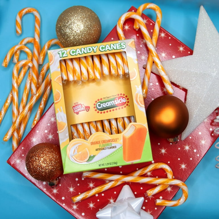Flix Candy Creamsicle Peanut & Gluten-Free Christmas Candy Canes