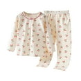 thumbnail image 2 of ATOGUTA Girls Pajama Set Kids Toddler Snug fit Soft Sleepwear Pjs for Daily Life Style, 3T-15, 2 of 4