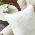 thumbnail image 5 of Home Soft Things Heavy Faux Fur 2 Piece Throw Pillow Cover Set - Bright White - 26" x 26", 5 of 5