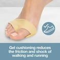 thumbnail image 5 of Metatarsal Pads Ball of Foot Cushion Socks for Women and Men,Invisible Forefoot Sleeve Relief Pain Blister Callus,No Slip Ball of Foot CoversMedium Beige,1 Pair, 5 of 7