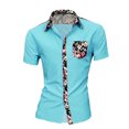thumbnail image 1 of Lars Amadeus Men's Floral Short Sleeve Button Down Hawaiian Shirt with Pocket, 1 of 4