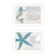 thumbnail image 5 of Mermaid Kisses Starfish Wishes by Kate Sherrill Print Wall Art Wood Multi-Color, 5 of 5