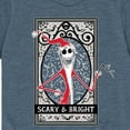 thumbnail image 3 of The Nightmare Before Christmas - Scary And Bright - Toddler And Youth Short Sleeve Graphic T-Shirt, 3 of 5