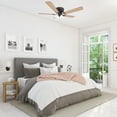 thumbnail image 6 of Design House Millbridge White 4.5" Ceiling Fan Replacement Ribbed Glass Globe, 6 of 6