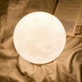 thumbnail image 5 of Lámpara de Luna Grande Giratoria con Impresión 3D, Luz de Luna Colgante, Luces de Noche para Habitación de Niños, Lámpara de Galaxia, Regalo para Niños, Niños y Niñas, 5 of 5