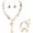 Nature-3 Set, variant on Natural Seashell Choker Necklaces Earrings Jewelry Set for Women Starfish Shell Freshwater Pearl Collar Necklaces for Women Irregular Mother of Pearl Jewelry Set(ST0023-Blue)
