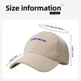 thumbnail image 6 of Too Pretty for a Job. Corduroy Baseball Cap Vintage Adjustable Women's Men's Trucker Cap for Outdoor Travel, 6 of 9