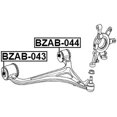 thumbnail image 2 of Febest BUSHING, FRONT LOWER CONTROL ARM # BZAB-043 OEM A2033300307, 2 of 2