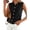 Black, variant on BTFBM Sweater Vest Women Casual Crewneck Loose Button Down Knit Sleeveless Cardigan Spring Clothes Summer Vest Tops