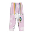 thumbnail image 5 of Fotbe Aerial Yoga for Unicorn Women's Pajama Pants,Sleepwear Pants,Pj Bottoms Drawstring And Pockets-XX-Large, 5 of 9