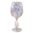 thumbnail image 2 of Oceans Treasure Handcrafted Sea Life Wine Glass, Blown Glass Wine Glass with Sea Motifs, Glass Drinkware for Home Decor and Gifting, 2 of 6