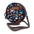 thumbnail image 2 of Lsque Creative Transport Pattern Shoulder Bag – Microfiber Leather Crossbody with Detachable Strap & Handle Ring, Waterproof & Durable, Elegant Everyday Carry, 2 of 5