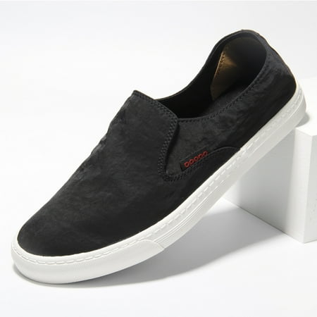 

Men‘s Casual Lightweight Slip On Cloth Shoes Flat Sneakers