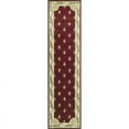 thumbnail image 2 of KAS Jewel 2'6" x 10' Hand-Tufted Wool Runner Rug in Red, 2 of 2