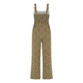 thumbnail image 5 of Women's Casual Loose Jumpsuits One Piece Sleeveless Printed Wide Leg Long Pant Rompers Overalls with Pockets, 5 of 5