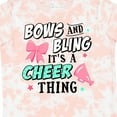 thumbnail image 4 of Inktastic Bows and Bling Its a Cheerleading Thing Girls Toddler T-Shirt, 4 of 5