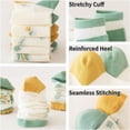 thumbnail image 4 of CoCozhu 5/10 Pairs Cute Flowers Patterned Design Combed Cotton Mesh Breathable Ankle Socks For Women Girls, 4 of 7