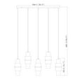 thumbnail image 2 of Z-Lite 5 Light Linear Chandelier, 2 of 8